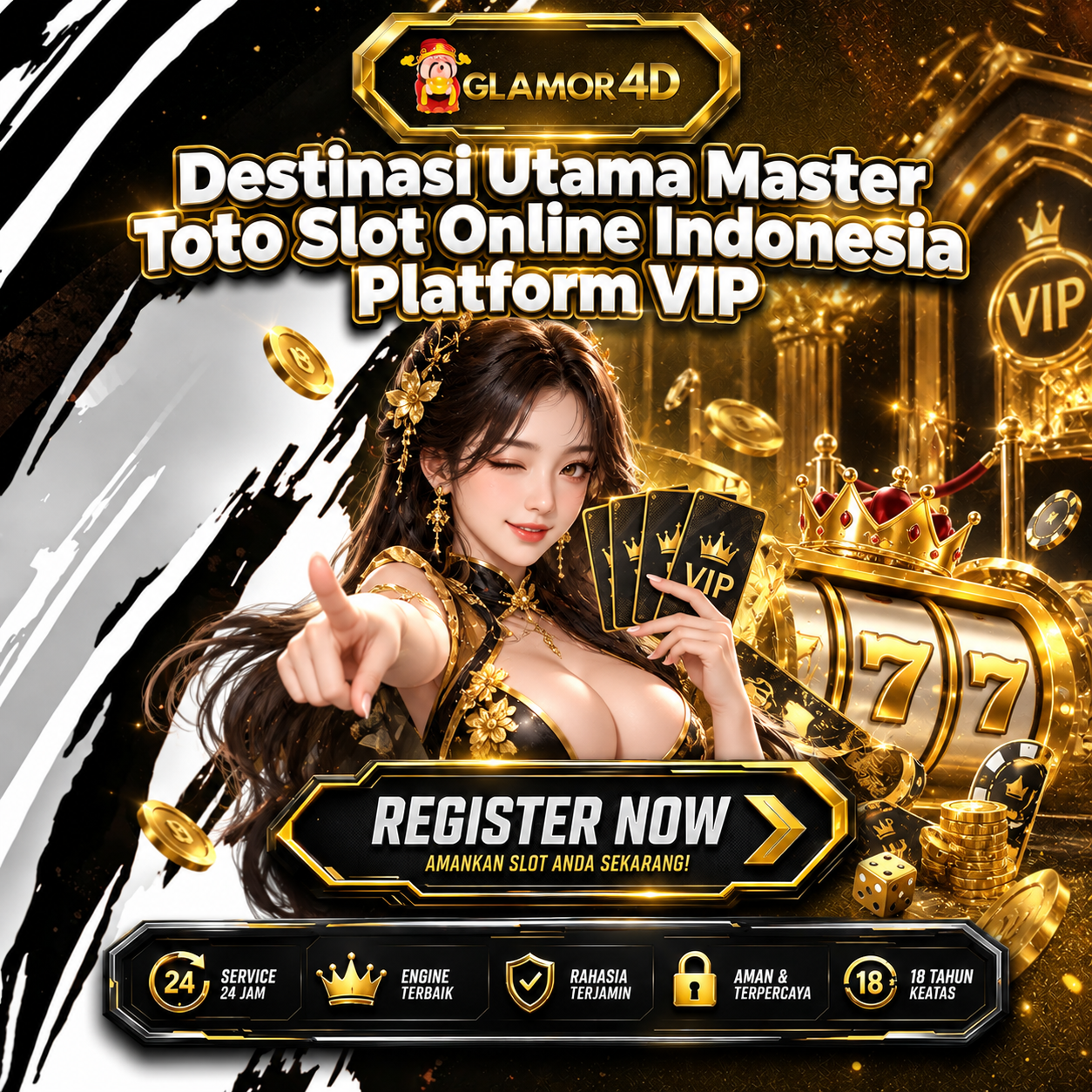 GLAMOR4D: Destinasi Utama Master Toto Slot Online Indonesia Platform VIP